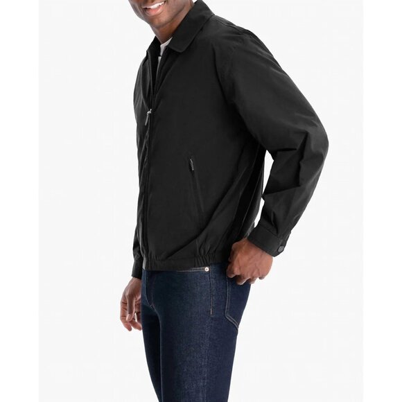 London Fog Auburn Light Weight Zip Front Golf Jacket Black Size 4XT NEW - Picture 3 of 8